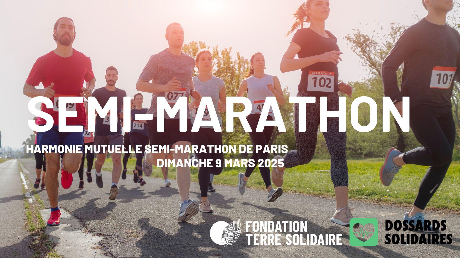 dossard solidaire pour le semi-marathon Paris 2025